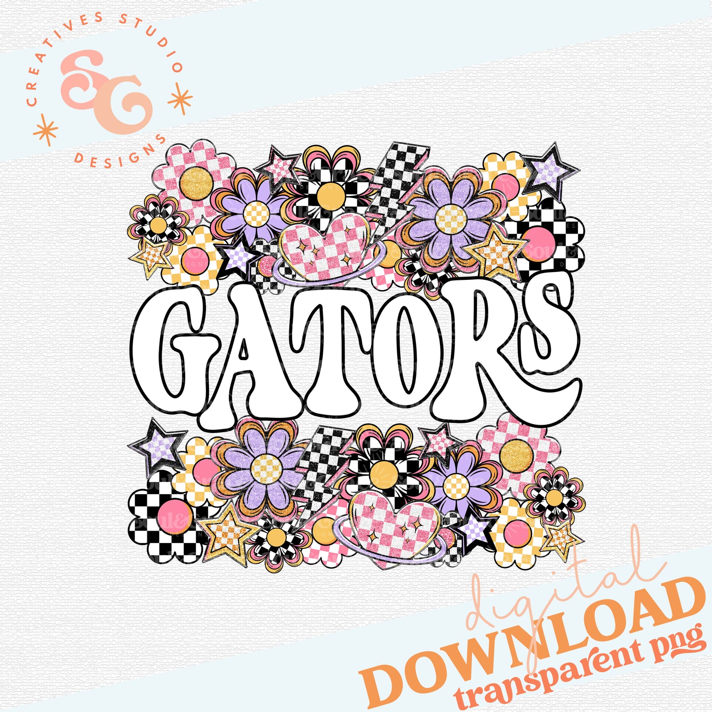 Funky Flowers Mascots GATORS