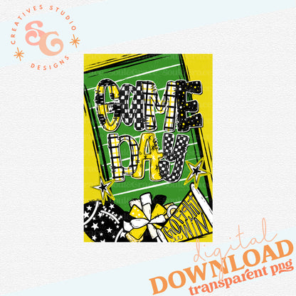 GAME DAY GARDEN FLAG YELLOW