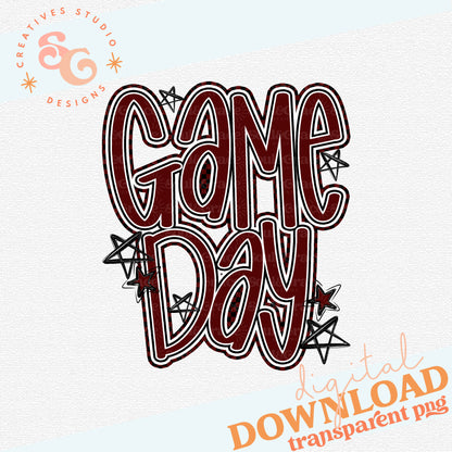 GAME DAY MAROON