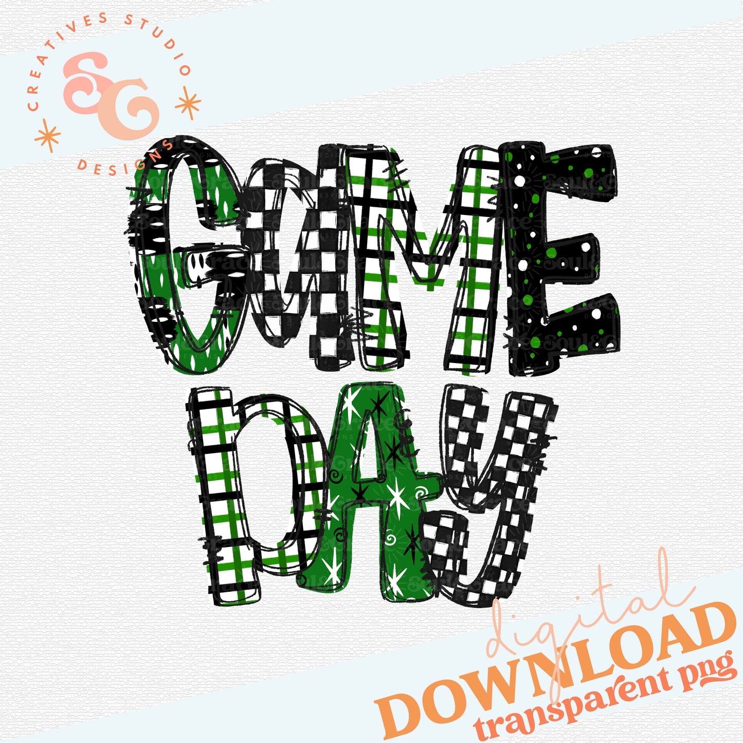 GAME DAY GARDEN FLAG GREEN