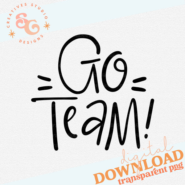 GAME DAY WORDING GO TEAM – Soul & Grace Designs