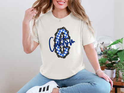 DAISY RUFFLE INITIAL CUSTOM