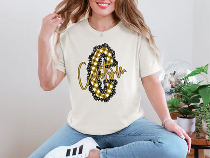 DAISY RUFFLE INITIAL CUSTOM