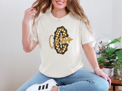 DAISY RUFFLE INITIAL CUSTOM