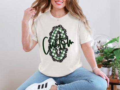 DAISY RUFFLE INITIAL CUSTOM