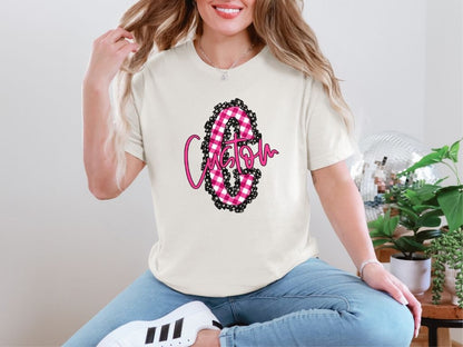 DAISY RUFFLE INITIAL CUSTOM