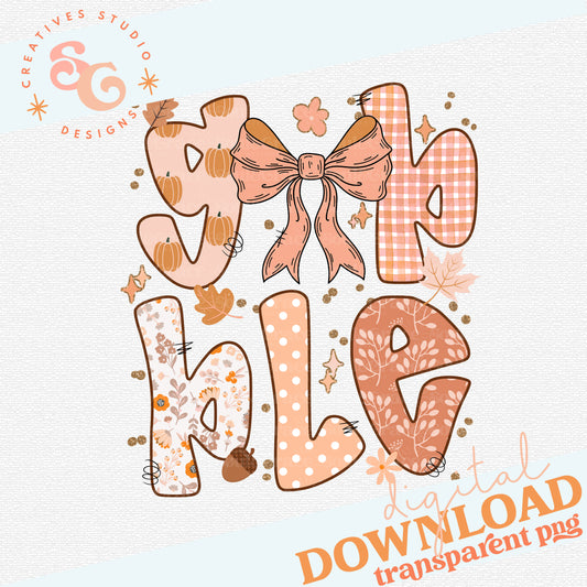GOBBLE WORD ART
