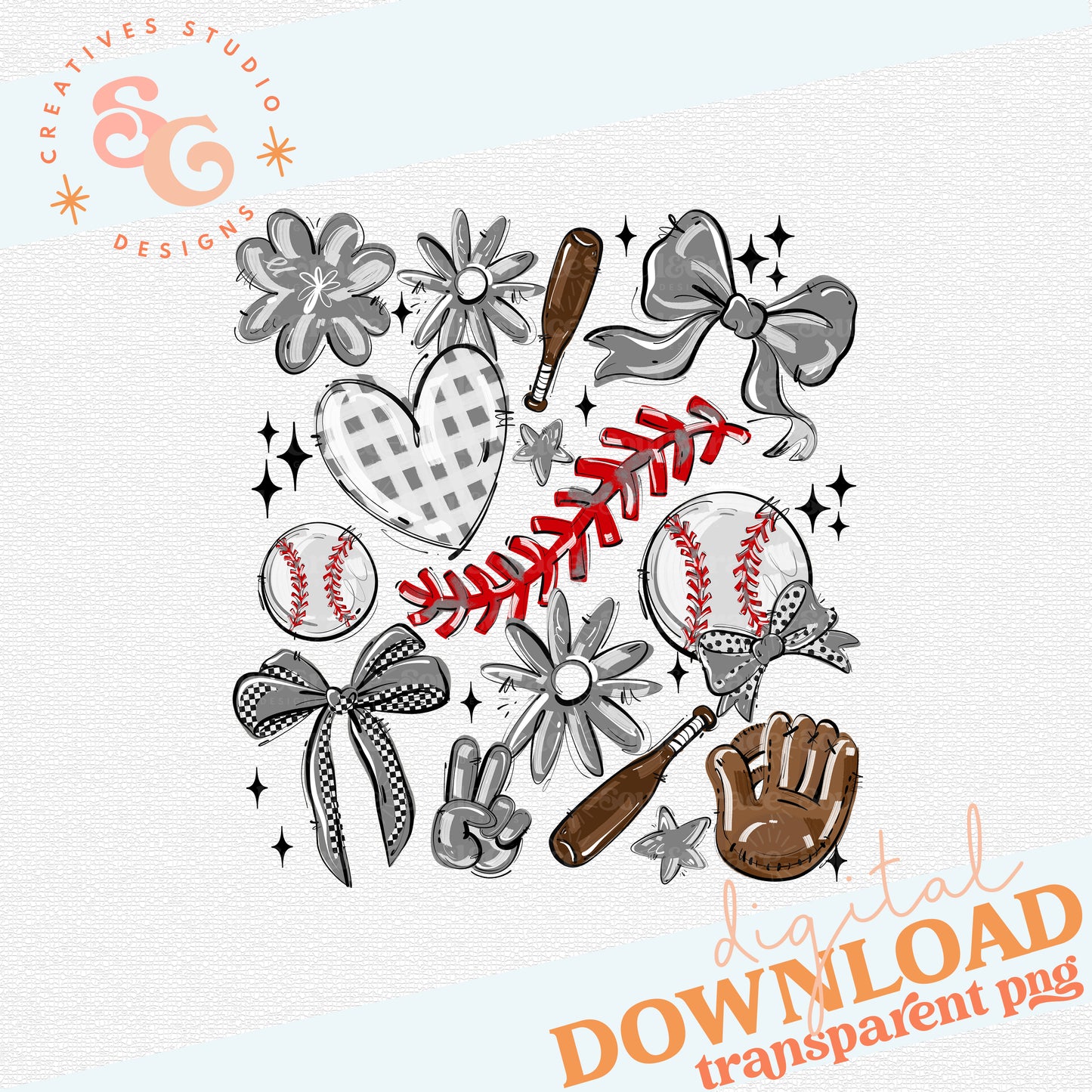 GRAY PLAY BALL COLLAGE BASEBALL