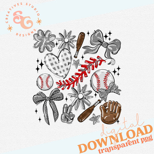 GRAY PLAY BALL COLLAGE BASEBALL