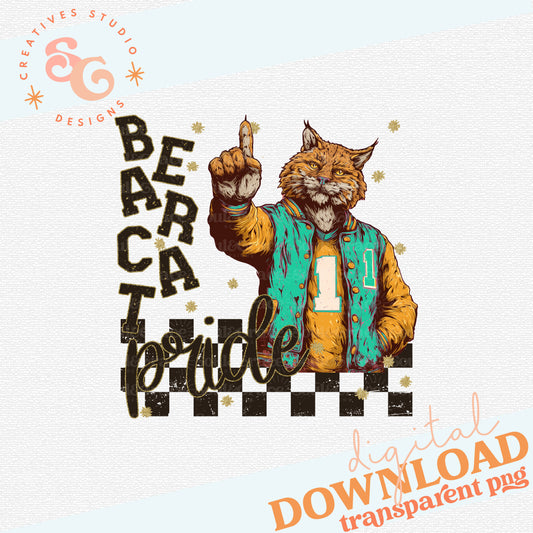 GRUNGE MASCOTS BEARCAT