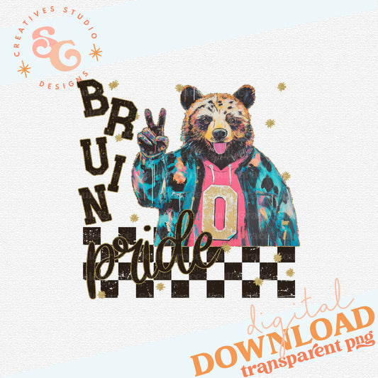 GRUNGE MASCOTS BRUIN