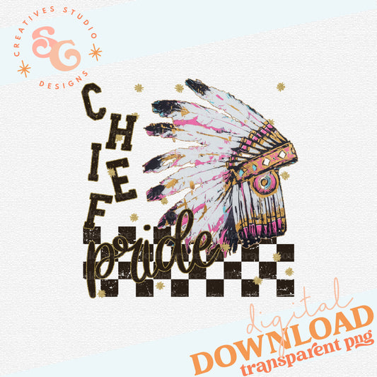 GRUNGE MASCOTS CHIEF
