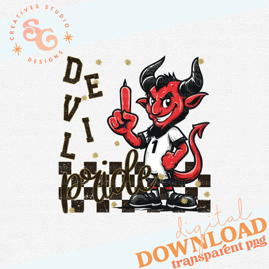 GRUNGE MASCOTS DEVIL