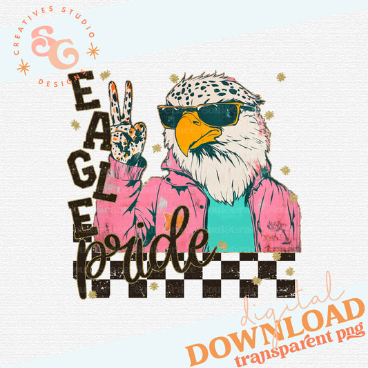 GRUNGE MASCOTS EAGLE