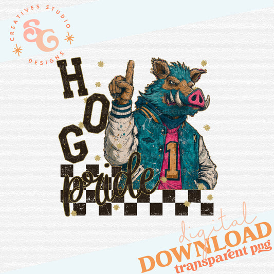 GRUNGE MASCOTS HOG