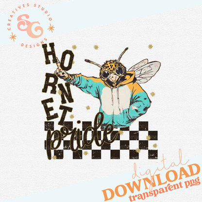 GRUNGE MASCOTS HORNET