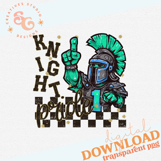 GRUNGE MASCOTS KNIGHT