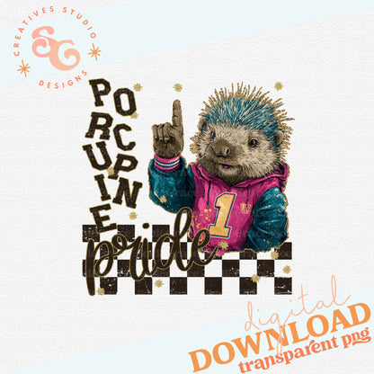 GRUNGE MASCOTS PORCUPINE