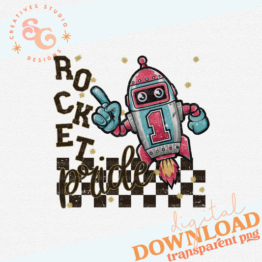 GRUNGE MASCOTS ROCKET