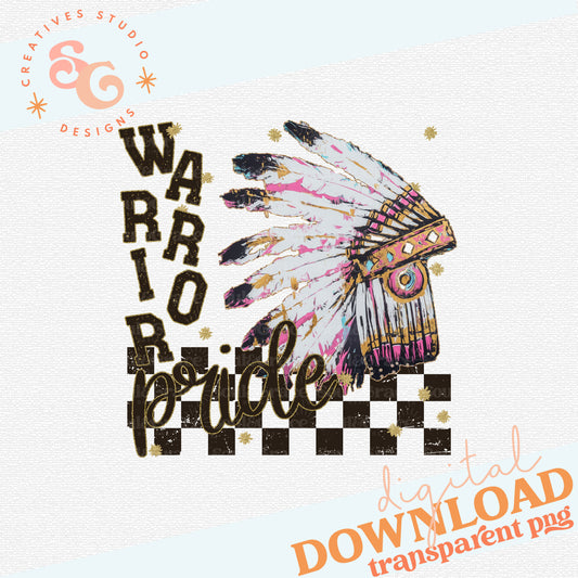 GRUNGE MASCOTS WARRIOR