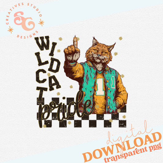 GRUNGE MASCOTS WILDCAT