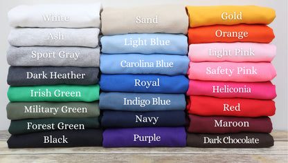 Custom Graduation Year or Player Number Sweatshirt – Personalized Sleeves for School Spirit, Sports, or Activities
