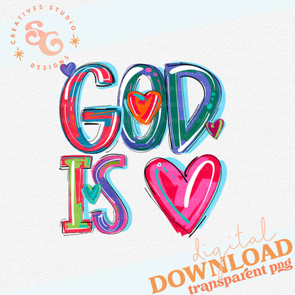 God is Love Heart Version