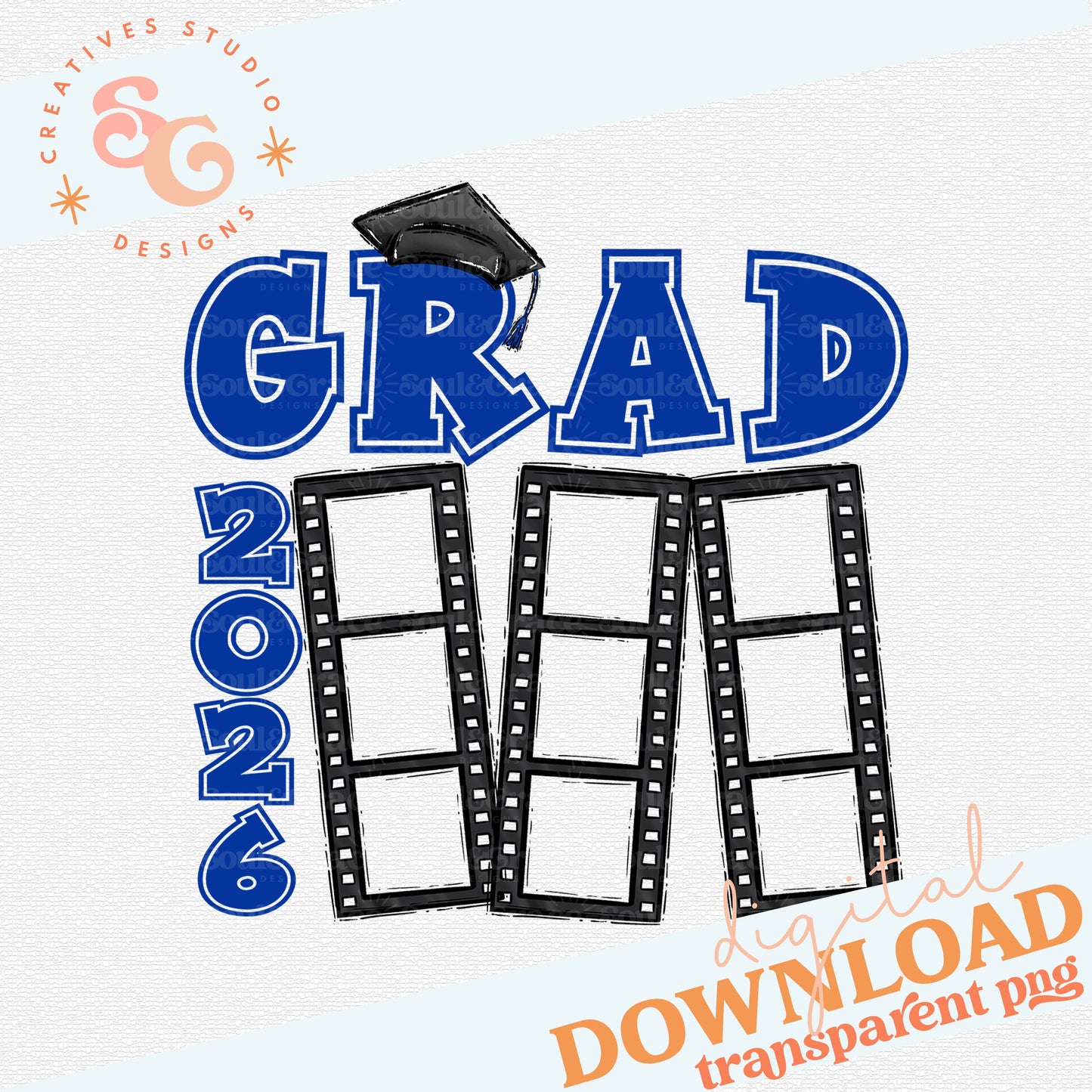 2026 GRAD FILM STRIP ROYAL