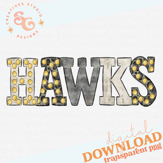 HAWKS Neutral Marquee