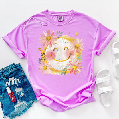 HELLO SPRING HAPPY FACE