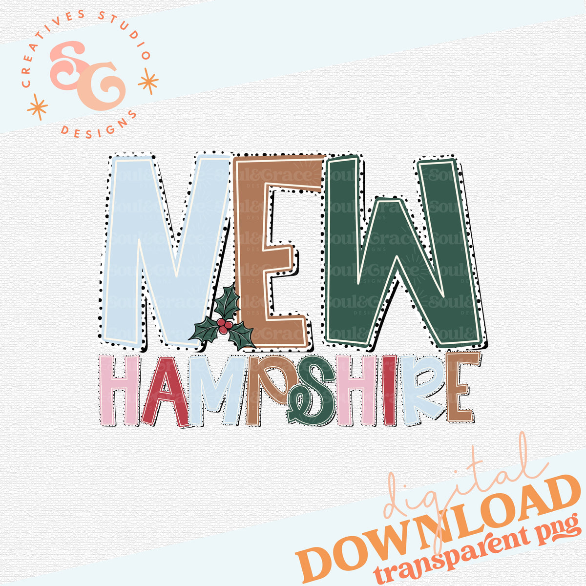 HOLLY JOLLY NEW HAMPSHIRE