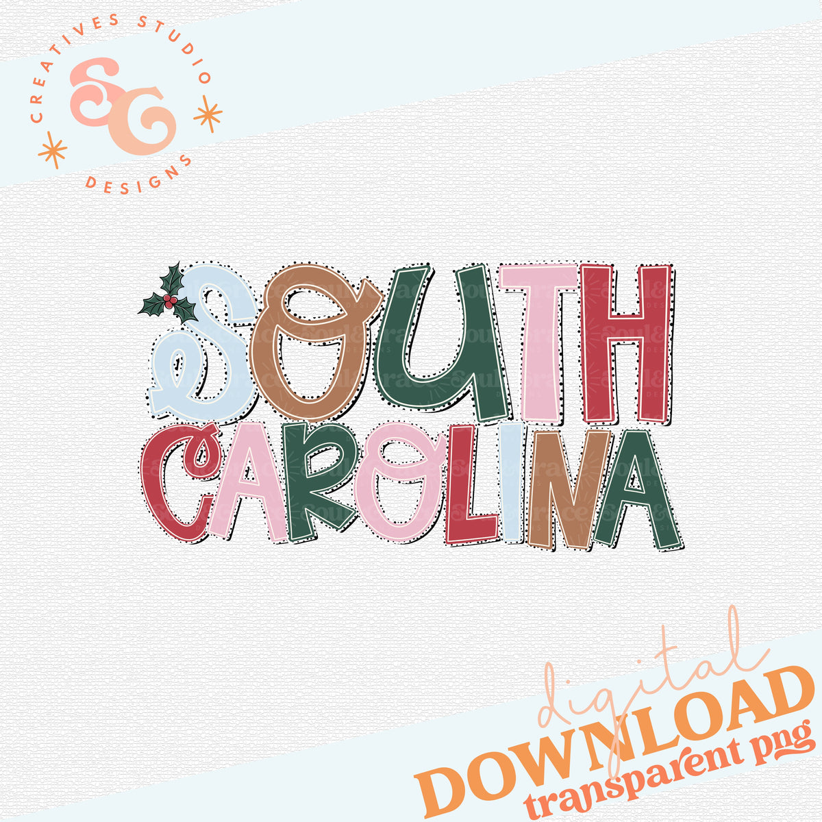 HOLLY JOLLY SOUTH CAROLINA