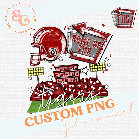 HOME OF THE OPEN FIELD MASCOT CUSTOM