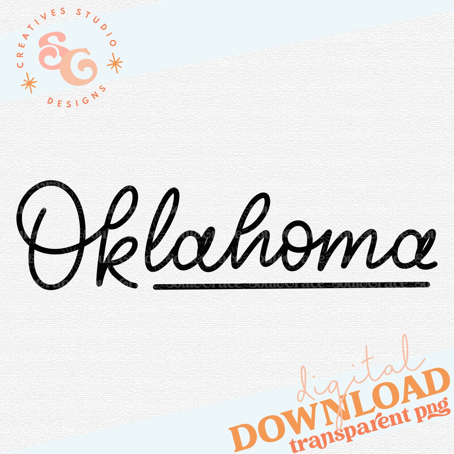 Hand Lettered Oklahoma