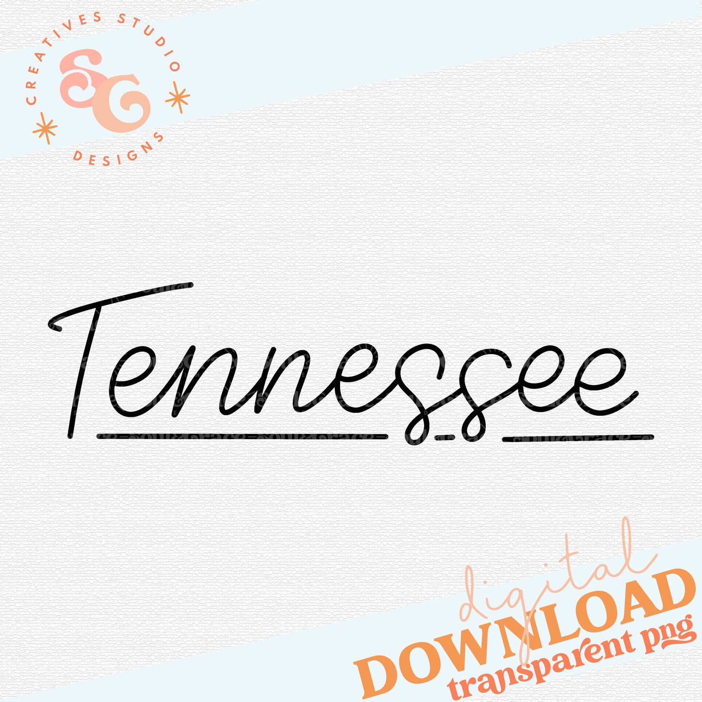 Hand Lettered Tennessee