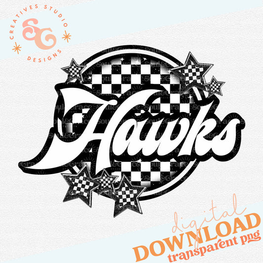 Hawks Checker Mascots