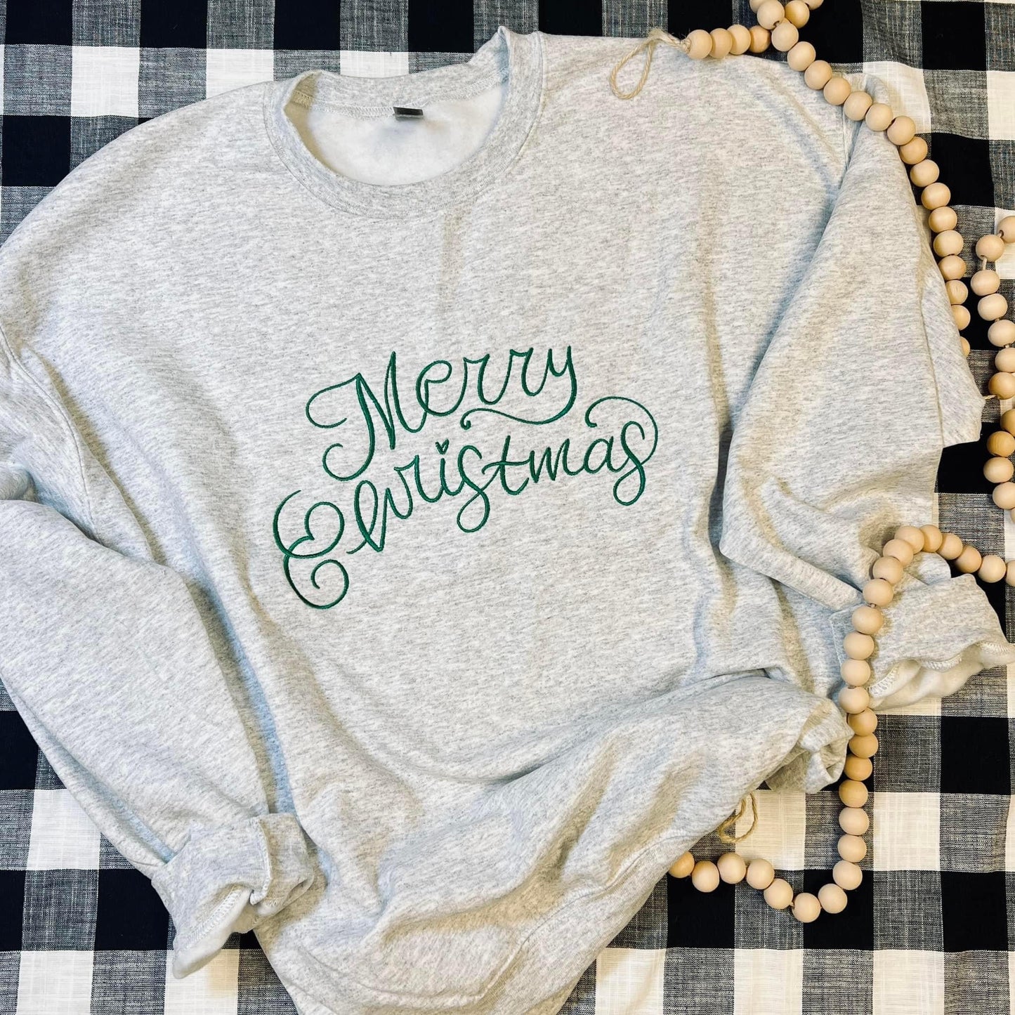 Handwritten Merry Christmas Machine Embroidery Design [DST]