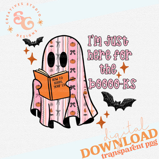 I'M JUST HERE FOR THE BOOKS [GHOST]