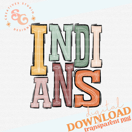 Boho Sports Indians