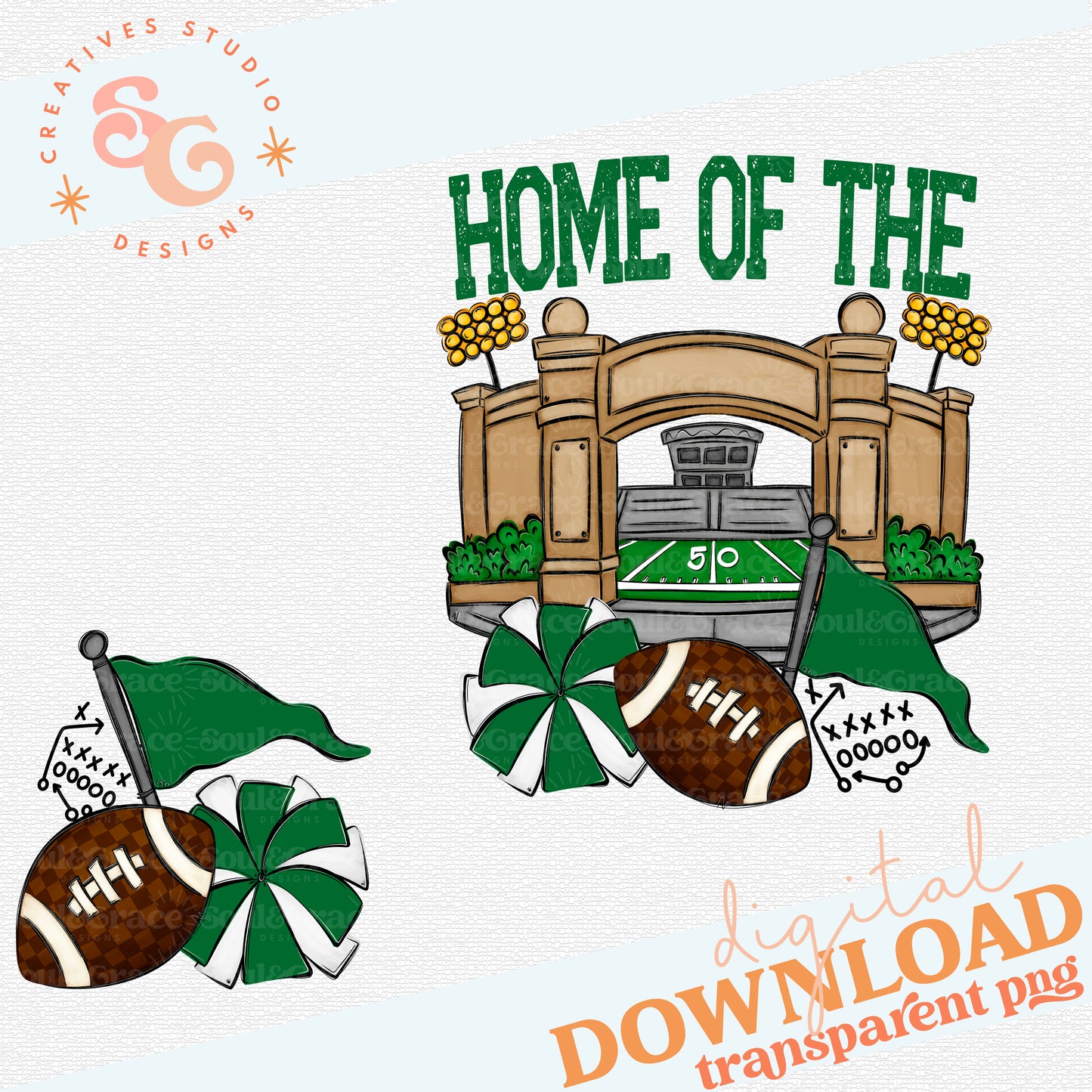 KELLY GREEN HOME OF THE STADIUMS