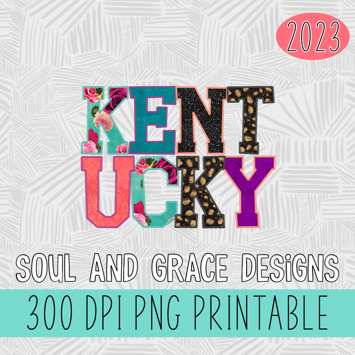 Faux Applique Kentucky