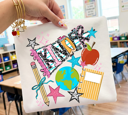 BACK TO SCHOOL NAME PENNANT KINDER