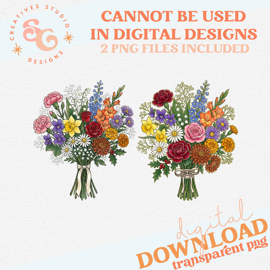 BIRTH MONTH FLOWER BOUQUETS