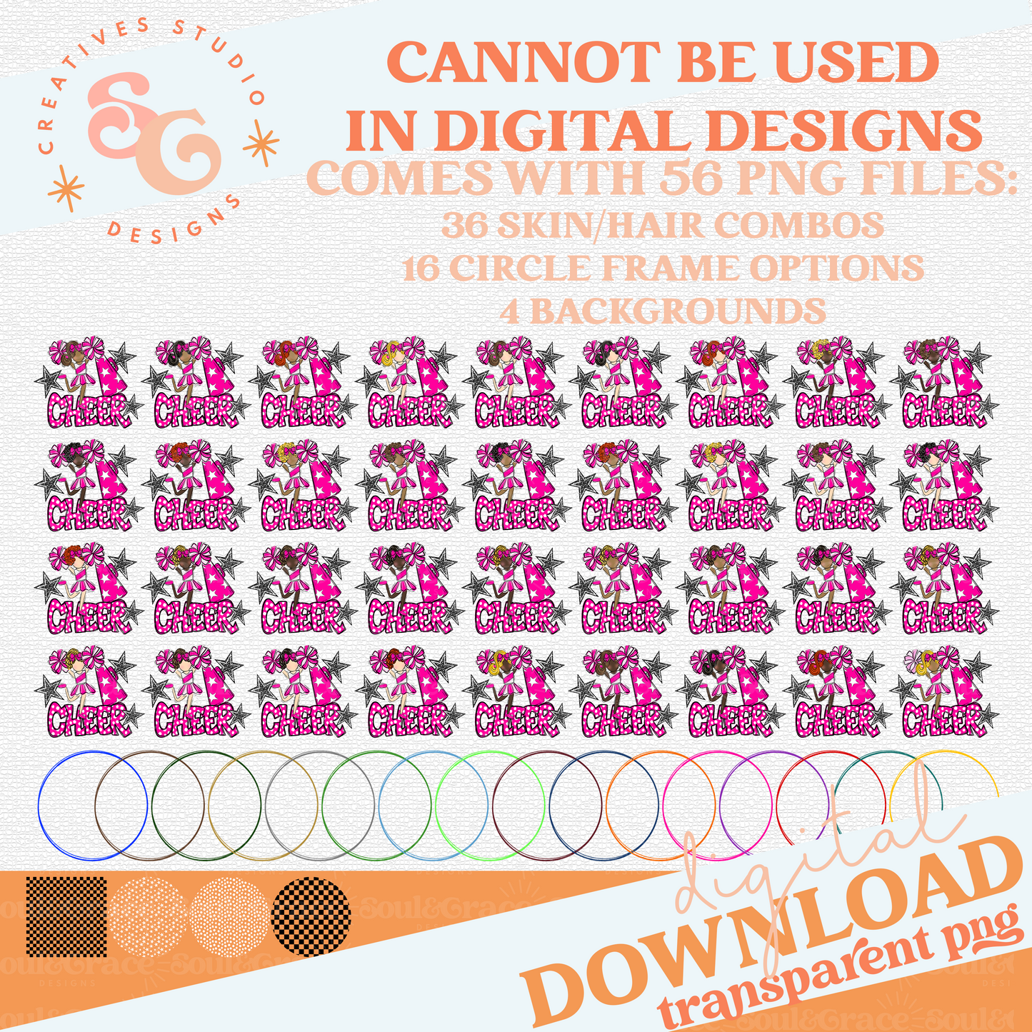 CHEERLEADER BAG TAGS - BRIGHT PINK BUNDLE
