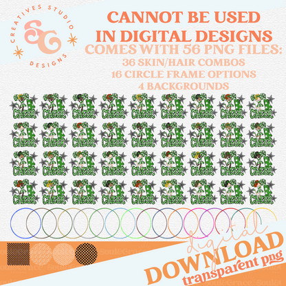 CHEERLEADER BAG TAGS - GREEN BUNDLE