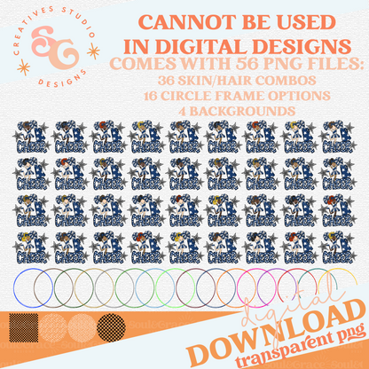 CHEERLEADER BAG TAGS - NAVY BUNDLE
