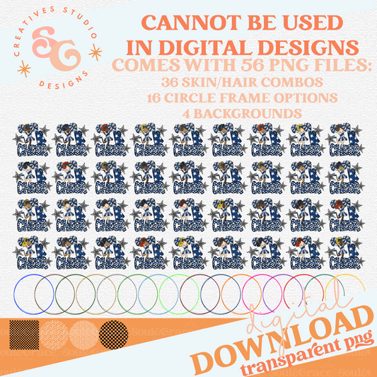 CHEERLEADER BAG TAGS - NAVY BUNDLE