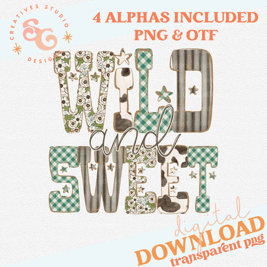 Wild & Sweet Alphabet Set