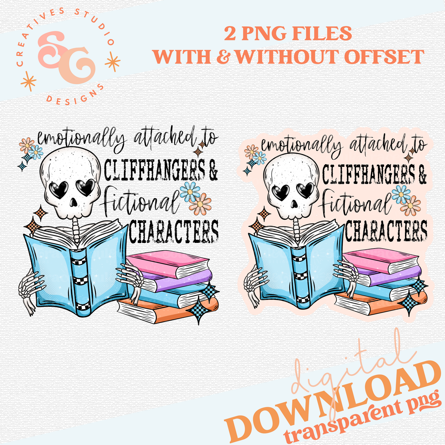 EMOTIONALLY ATTACHED TO CLIFFHANGERS SET OF 2