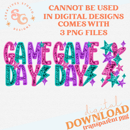 GAME DAY SEQUINS (SET OF 3)